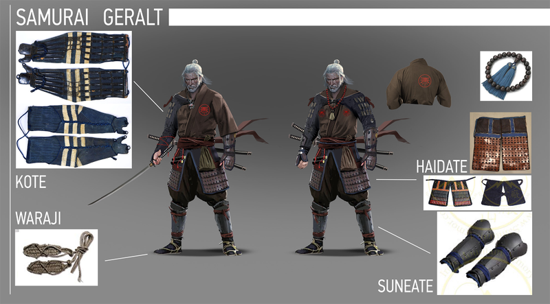 Illustration for article titled The Witcher 3's Creators Have Imagined Geralt As A Samurai